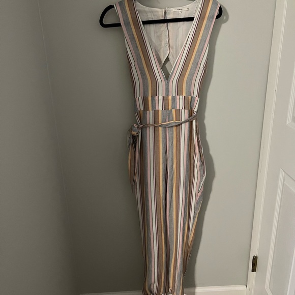 Stripped Jumpsuit - Picture 2 of 6